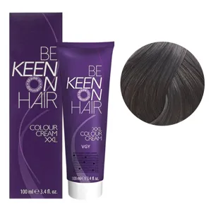 Оксамитово-сірий VELVET GREY Стійка крем-фарба для волосся, 100 мл Colour Cream XXL KEEN