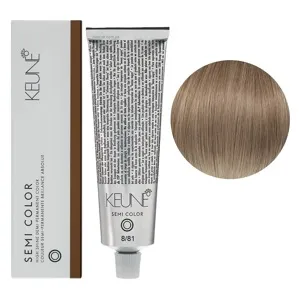 8/81 Світлий блондин мока-попелястий Фарба для тонування волосся без аміаку,  60 мл Demi-Permanent Color SЕМІ COLOR KEUNE
