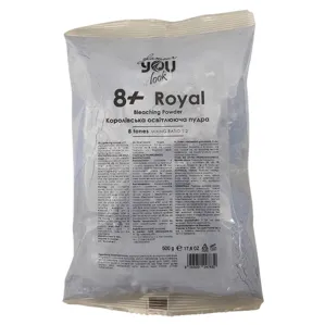 Пудра освітлювальна КОРОЛІВСЬКА синя (8 levels), 500 г Bleaching Powder 8+ ROYAL Glamour You look Professional