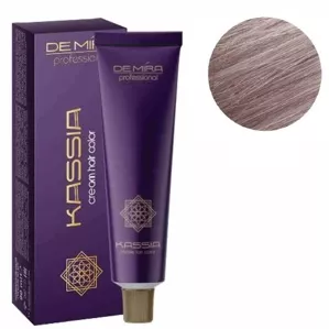 8/16 світлий блондин,попелясто-фіолетовий Крем-фарба для волосся перманентна, 90мл Cream hair color KASSIA DEMIRA Professional