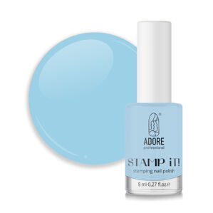 ADORE Stamp It Лак для стемпінга 7,5мл №17 Світло-блакитний
