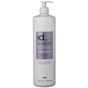 Кондиціонер для блонду і освітленого волосся з фіолетовим пігментом, 1000 мл Silver Conditioner BLONDE Elements Xclusive ID Hair