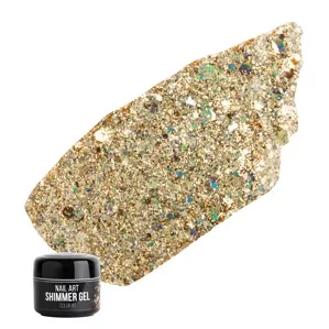 NUB SHIMMER GEL Гель для дизайну 5 г №1 Золото  