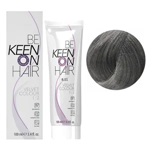 8/11 інтенсивний попілястий блондин Перманентна крем-фарба без аміаку, 100 мл VELVET COLOUR KEEN