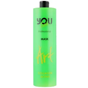 Маска відновлювальна з активним колагеном для еластичності та зволоження пошкодженого волосся, 1000 мл Mask COLLAGEN ACTIVE Art You look Professional
