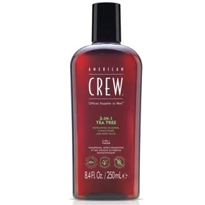 Засіб 3в1 для догляду за волоссям та тілом з чайним деревом, 250 мл 3-in-1 Tea Tree Shampoo, Conditioner&Body Wash Hair & Body American Crew