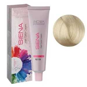 12/13 екстра-світлий блондин попелясто-золотистий Фарба для волосся стійка, 90мл  SIENA Chromatic Save jNOWA Professional 