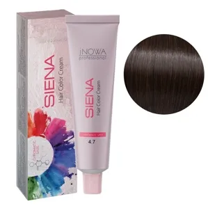 4/7 середньо-каштановий коричневий Фарба для волосся стійка, 90мл  SIENA Chromatic Save jNOWA Professiona