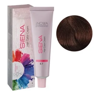 5/7 середньо-каштановий коричневий Фарба для волосся стійка, 90мл  SIENA Chromatic Save jNOWA Professiona