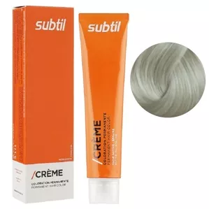 12/1 SE суперосвітлюючий попелястий блондин Стійка фарба 60 мл CREME Permanent Hair Color Subtil  