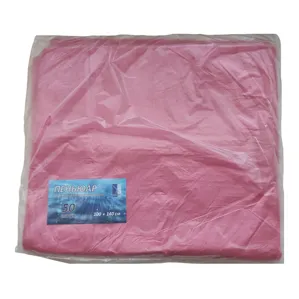 Пеньюар для перукарських робіт 100х140 см (50 шт в пачці) з поліетилену, колір: В АСОРТИМЕНТІ Перукарські аксесуари