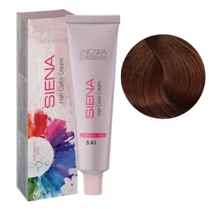 5/43 середньо-каштановий червоно-золотистий Фарба для волосся стійка, 90мл  SIENA Chromatic Save jNOWA Professiona