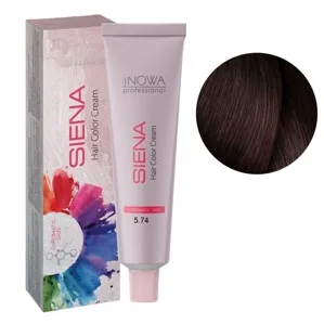 5/74 середньо-каштановий червоний Фарба для волосся стійка, 90мл  SIENA Chromatic Save jNOWA Professiona