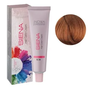 6/34 темний блондин золотисто-червоний  Фарба для волосся стійка, 90мл  SIENA Chromatic Save jNOWA Professiona