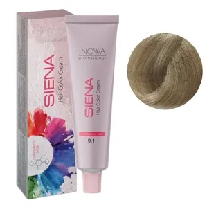 9/1 дуже світлий блондин попелястий Фарба для волосся стійка, 90мл  SIENA Chromatic Save jNOWA Professiona