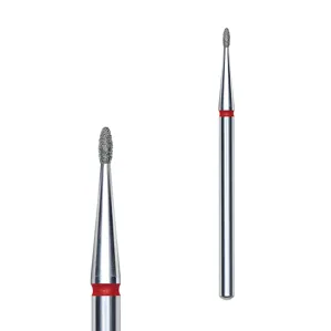 Фреза діамантова ПОЧКА ЗАКРУГЛЕНА ЧЕРВОНА діаметр 1,2 мм / робоча частина 3 мм EXPERT (FA50R012/3) STALEKS PRO