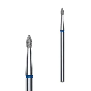 Фреза діамантова ПОЧКА ГОСТРА СИНЯ діаметр 1,8 мм / робоча частина 4 мм EXPERT (FA60B018/4) STALEKS PRO