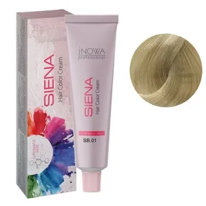 SB/01 спеціальний блондин нейтрально-попелястий Фарба для волосся Special Blond (SB), 90мл SIENA Chromatic Save  jNOWA Professional