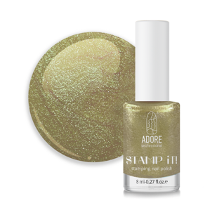 ADORE Stamp It Лак для стемпінга 7,5мл №15 Перламутровий шампань 