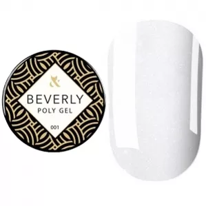 Полі гель з шиммером, 30 мл №001 Poly Gel Beverly F.O.X
