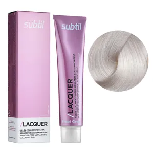 Сіра перлина (GRIS PERLE) Безаміачна тонувальна гелева фарба на кислотній основі, 60 мл LACQUER SUBTIL