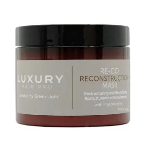 Маска для реконструкції волосся а з фітокератином,  500 мл  Reconstruction Mask RE-CO LUXURY GREEN LIGHT 