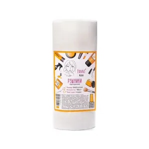 Рушники 30*50 см зі спанлейсу 40 г/м2 (В РУЛОНІ, ГЛАДКІ, білий колір), 100 шт Panni Mlada