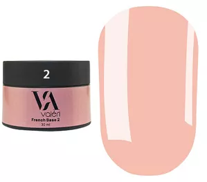 VALERI French  Base  Основа камуфлююча для гель-лаку 30мл №02