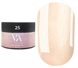 VALERI French  Base  Основа камуфлююча для гель-лаку 30мл №25