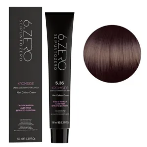 5/35 Крем-фарба для волосся стійка, 100мл  Hair Color Cream KROMSIDE 6.ZERO Seipuntozero
