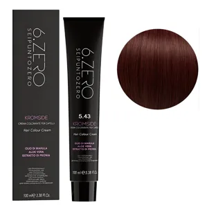 5/43 Крем-фарба для волосся стійка, 100мл  Hair Color Cream KROMSIDE 6.ZERO Seipuntozero