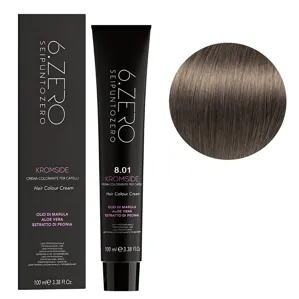 8/01 Крем-фарба для волосся стійка, 100мл  Hair Color Cream KROMSIDE 6.ZERO Seipuntozero