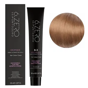 8/3 Крем-фарба для волосся стійка, 100мл  Hair Color Cream KROMSIDE 6.ZERO Seipuntozero