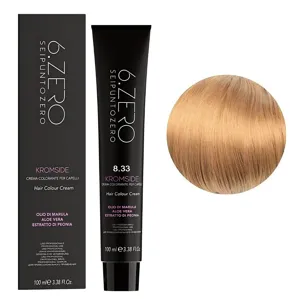8/33 Крем-фарба для волосся стійка, 100мл  Hair Color Cream KROMSIDE 6.ZERO Seipuntozero
