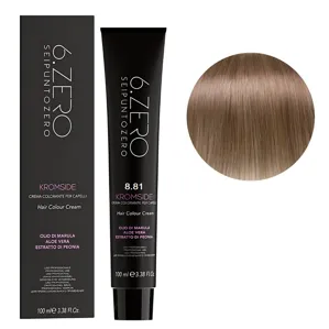 8/81 Крем-фарба для волосся стійка, 100мл  Hair Color Cream KROMSIDE 6.ZERO Seipuntozero