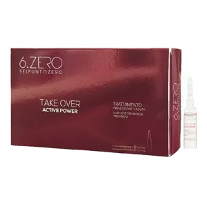 Лосьйон проти випадіння для ослабленого і ламкого волосся, 10*8 мл Hair loss prevention treatment ACTIVE POWER Take Over 6.ZERO SEIPUNTOZERO