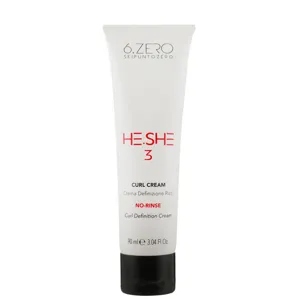Крем для моделювання локонів з пантенолом, 90 мл Curl Cream HE.SHE 6.ZERO SEIPUNTOZERO