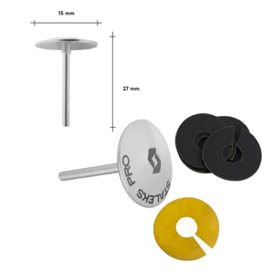 Педикюрний диск ПАРАСОЛЬКА "S" (15 мм) зі змінними файлами 180 грит (5 шт) PODODISC UPDset-15 STALEKS PRO