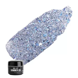 NUB SHIMMER GEL Гель для дизайну 5 г №8 Ліловий 