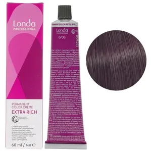 6/06 темний блондин натурально-фіолетовий Стійка фарба для волосся, 60 мл Permanent Color Londa Professional