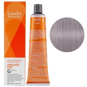 9/86 дуже світлий блондин фіолетовий Демі-перманентна фарба без аміаку, 60 мл Demi-Permanent Color Londa Professional