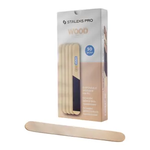 Пилка-основа 162 мм одноразова дерев’яна пряма EXPERT 20 (50 шт) WBE-20 STALEKS PRO