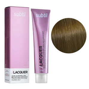 7/3 блондин золотистий Безаміачна тонувальна гелева фарба на кислотній основі, 60 мл LACQUER SUBTIL