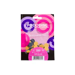 Змінні файли для педикюрного диска на м`якій основі 320 грит EXPERT PODODISC "S" (50 шт) PDFS-15-320 STALEKS PRO