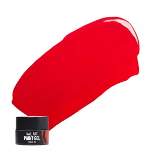 NUB Paint Gel Гель-фарба 5 г №3 Яскраво-червона 