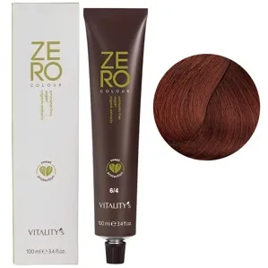 6/4 темний блондин мідний Крем-фарба для волосся без аміаку, 100 мл ZERO VEGAN Vitality`s