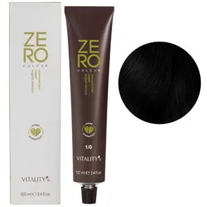 1/0 чорний натуральний Крем-фарба для волосся без аміаку, 100 мл ZERO VEGAN Vitality`s