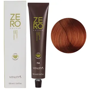 7/4 блондин мідний Крем-фарба для волосся без аміаку, 100 мл ZERO VEGAN Vitality`s