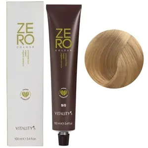 9/0 дуже світлий блондин натуральний Крем-фарба для волосся без аміаку, 100 мл ZERO VEGAN Vitality`s
