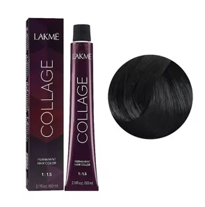 44/00 Середньо-каштановий інтенсивний  Крем-фарба для волосся стійка, 60 мл Permanent Hair Color COLLAGE LAКME